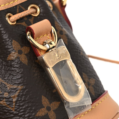 Louis Vuitton Monogram Micro Noe Bag Charm Key Ring 6 of 6