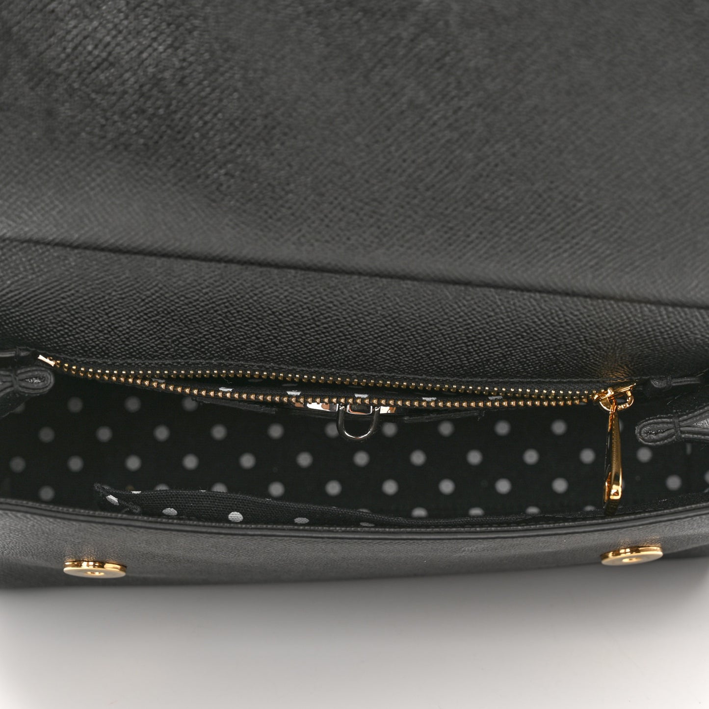 Dauphine Medium DG Family Patch Miss Sicily Satchel Black