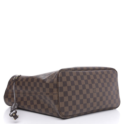 Louis Vuitton Damier Ebene Neo Neverfull MM Rose Ballerine 4 of 9