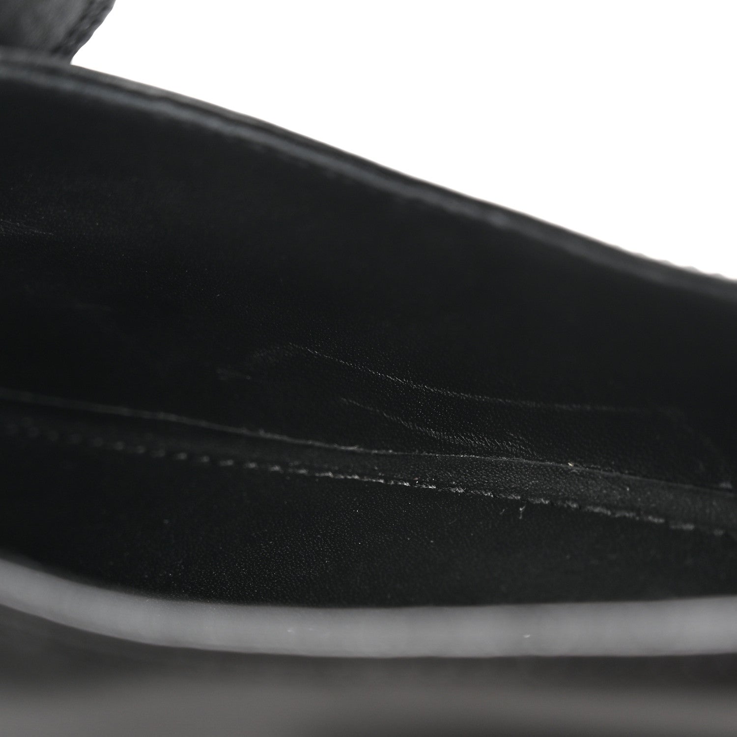Prada Spazzolato Metal Triangle Logo 50mm Loafers 41 Black 9 of 9