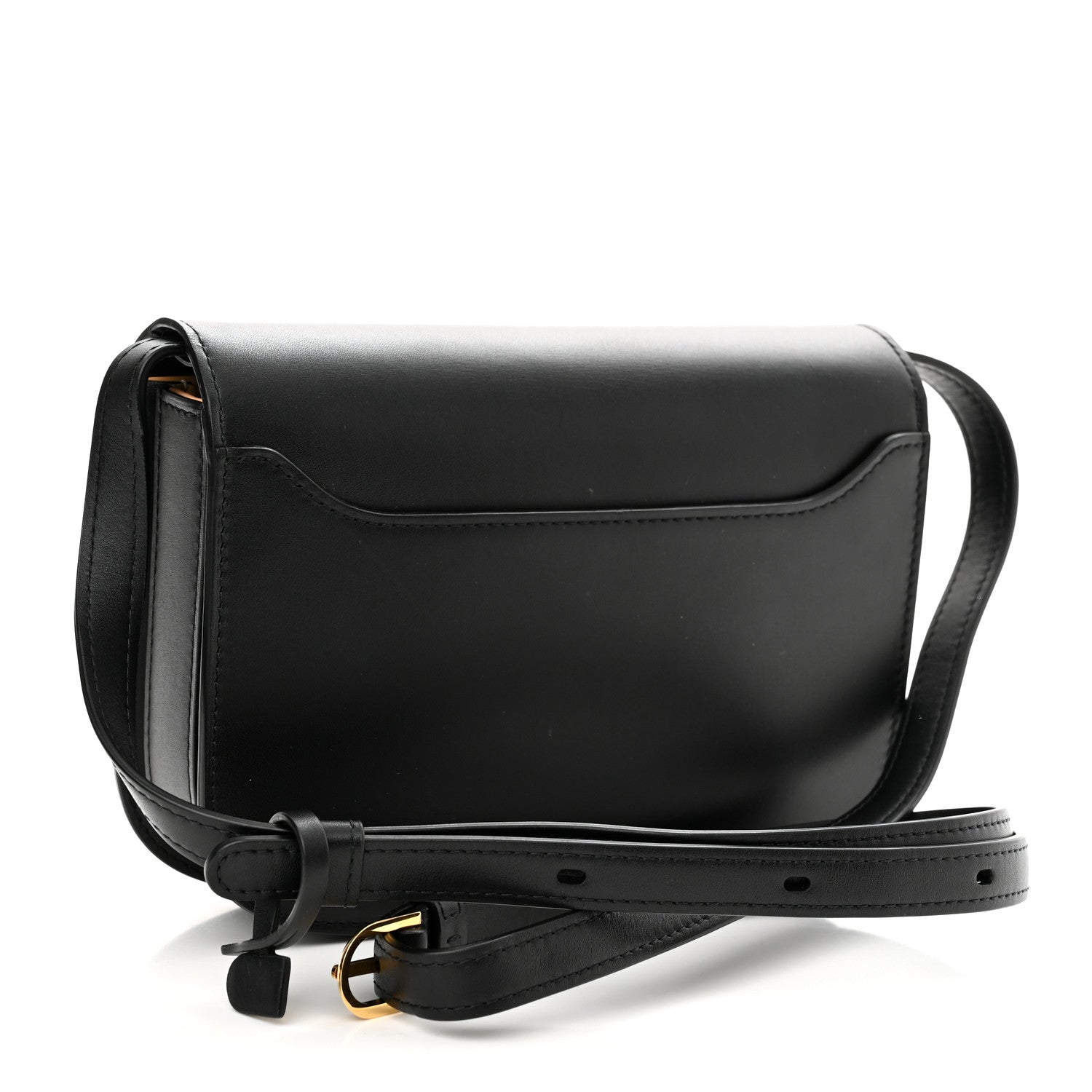 Delvaux Olen Calfskin Small Lingot Crossbody Black 3 of 10