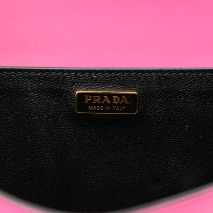 Prada City Calf Saffiano Cahier Bag Fuxia Black 6 of 10