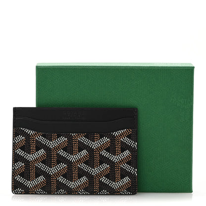 Goyard Goyardine Saint Sulpice Card Holder Black 8 of 8