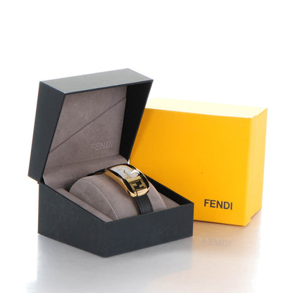 Fendi Stainless Steel Calfskin Diamond Mother of Pearl Enamel 29mm Chameleon Quartz Watch 2 of 10