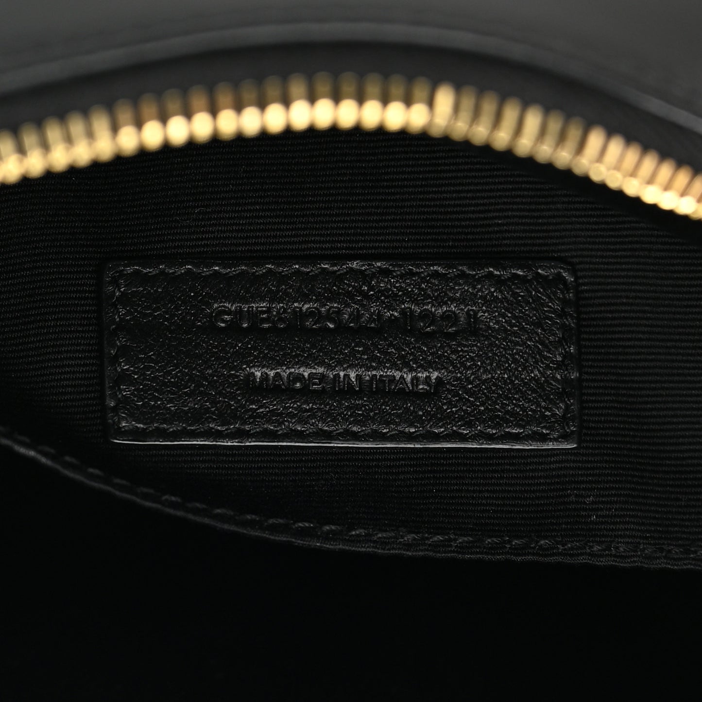 Calfskin Matelasse Monogram Lou Camera Bag Black