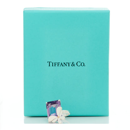 Tiffany Sterling Silver 18K Rose Gold Amethyst Return to Tiffany Love Bugs Butterfly Ring 51 5.75 6 of 6