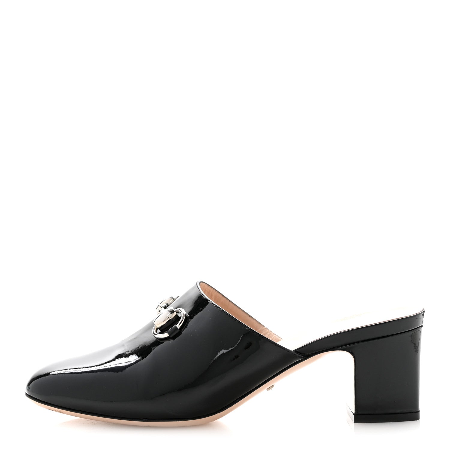 Gucci Patent Lexi Horsebit Mules 39 Black 1 of 11