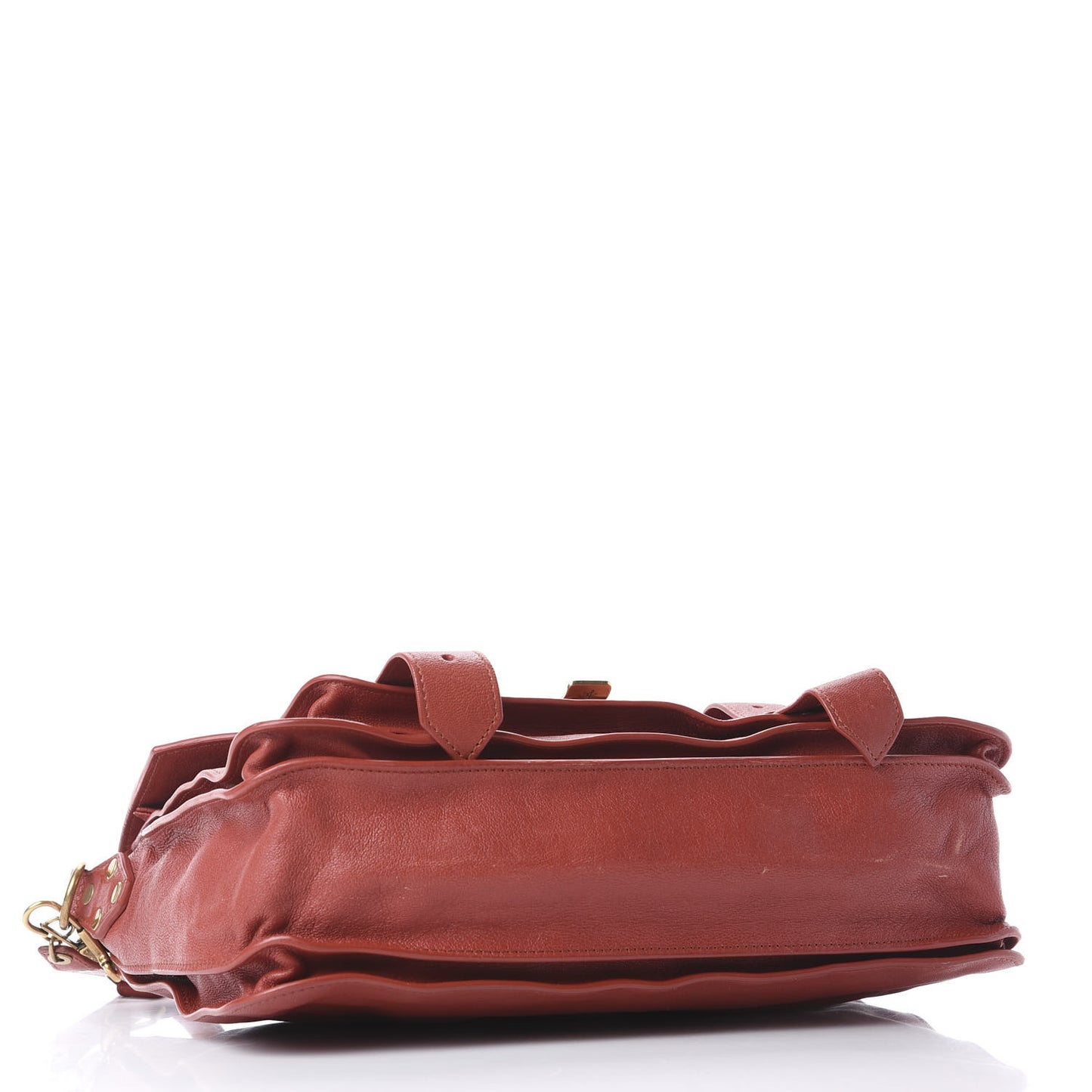 Lambskin Medium PS1 Satchel Mandarin Red