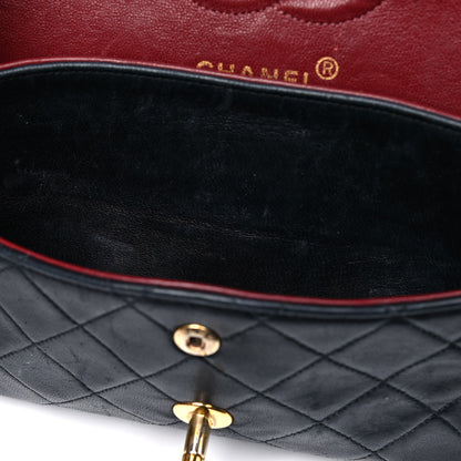 Chanel Lambskin Quilted Small Double Flap Black 13 of 25