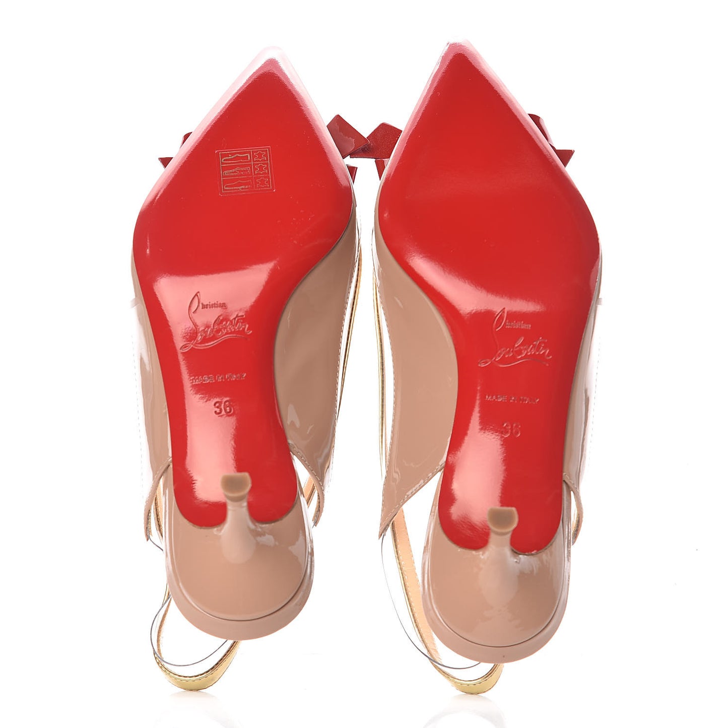 Patent PVC Suspenodo Sling 45 Pumps 36 Nude
