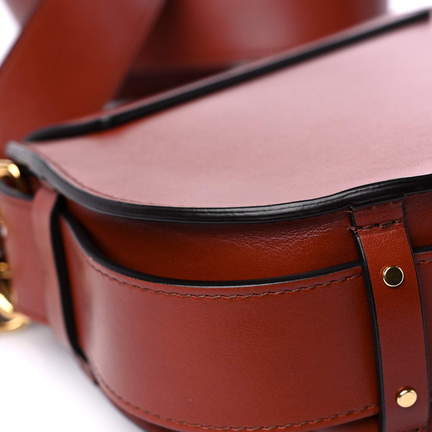 Chloe Calfskin Small Tess Bag Sepia Brown 9 of 12