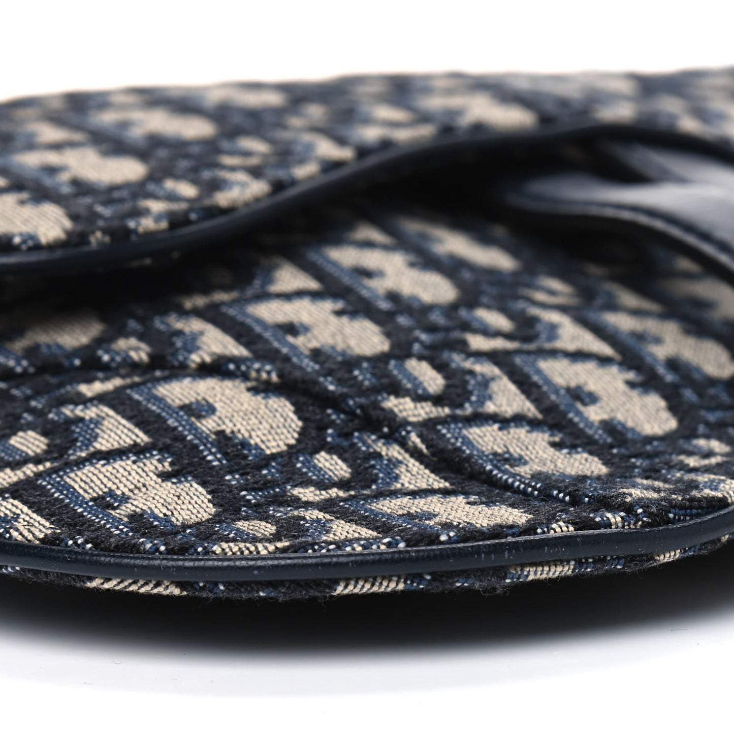 Oblique Saddle Belt Bag Blue