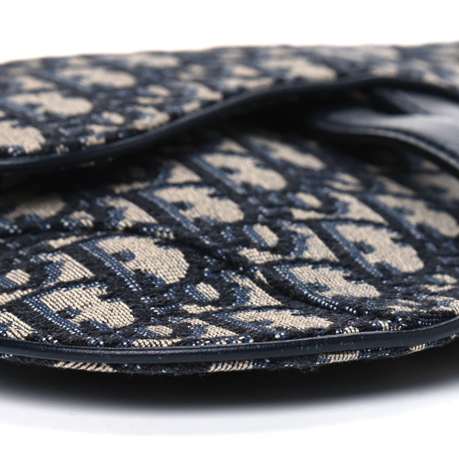 Christian Dior Oblique Saddle Belt Bag Blue 7 of 8