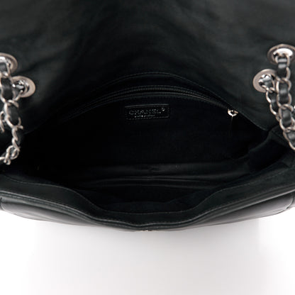 Chanel Iridescent Calfskin Jumbo In the Mix Double Flap Black 5 of 13