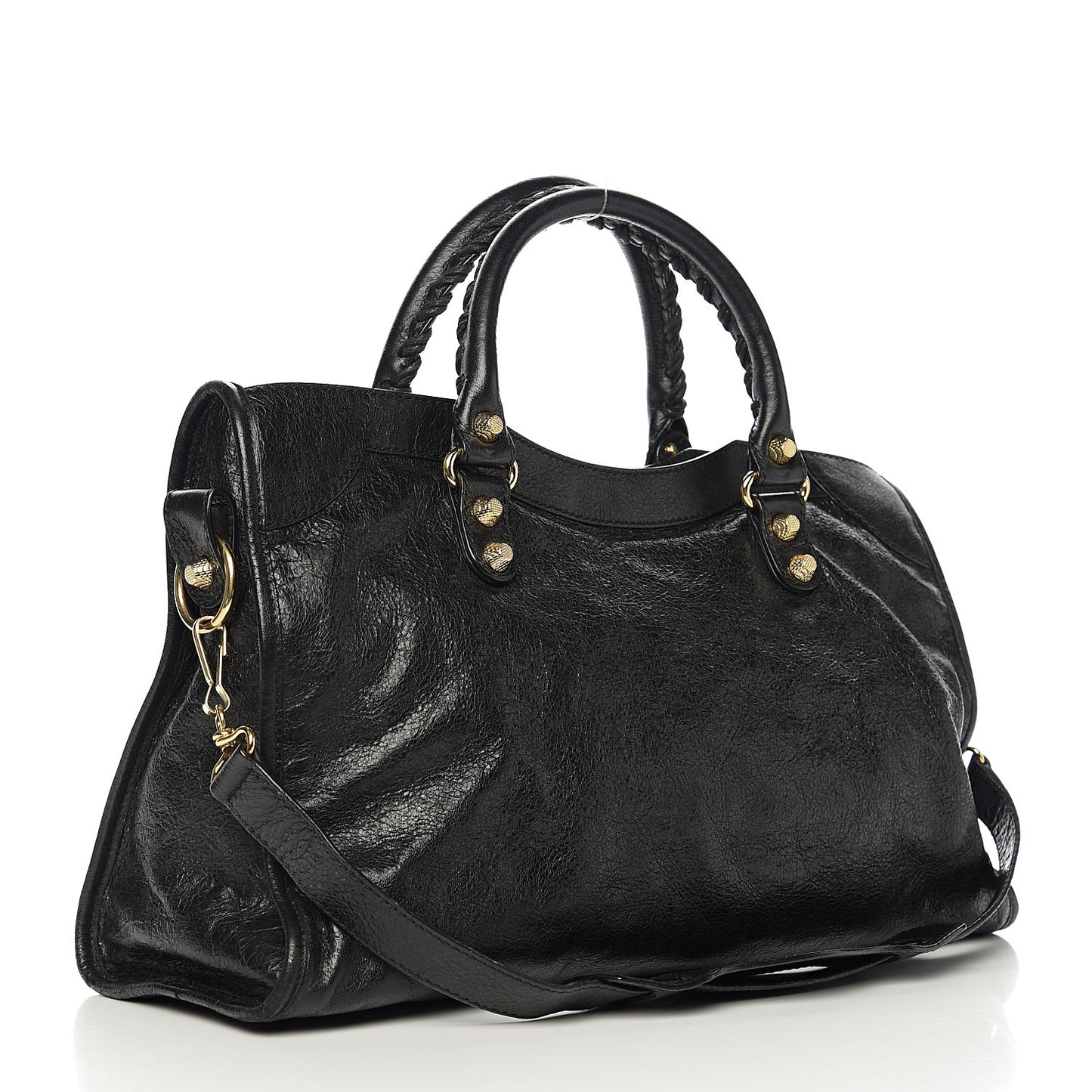Agneau Giant 12 Gold Hardware City Black