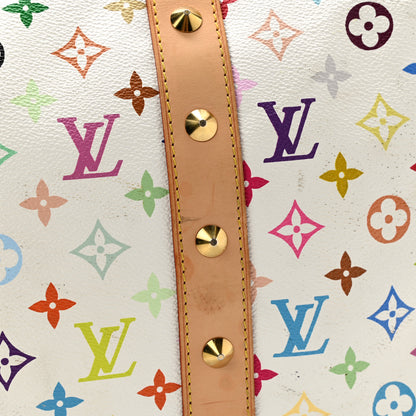 Louis Vuitton Monogram Multicolor Keepall 45 White 18 of 19