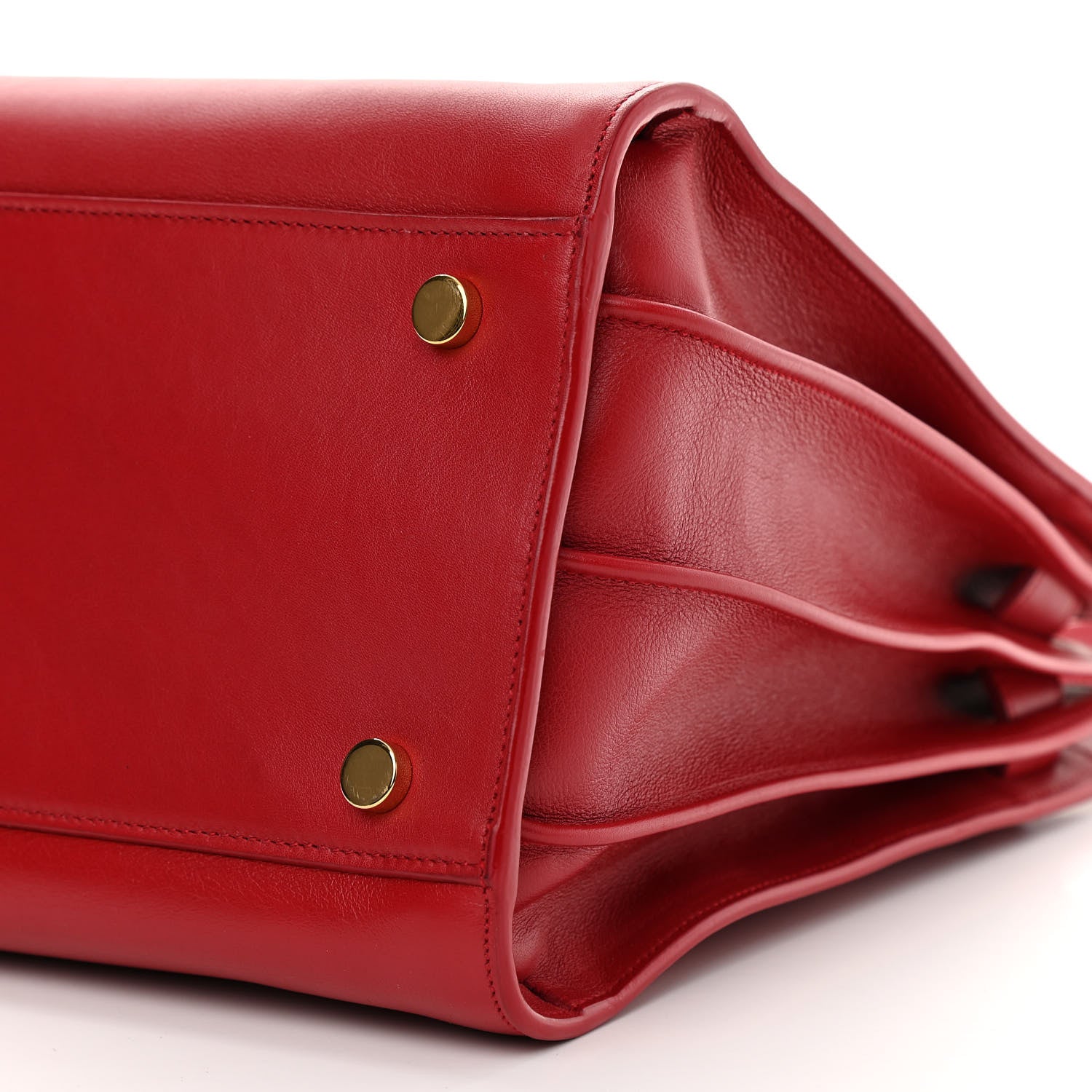 Saint Laurent Calfskin Small Sac De Jour Lipstick Red 11 of 15