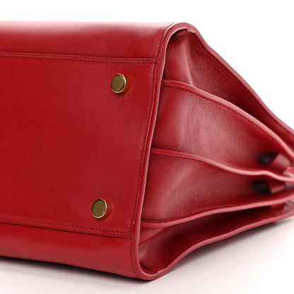 Saint Laurent Calfskin Small Sac De Jour Lipstick Red 11 of 15