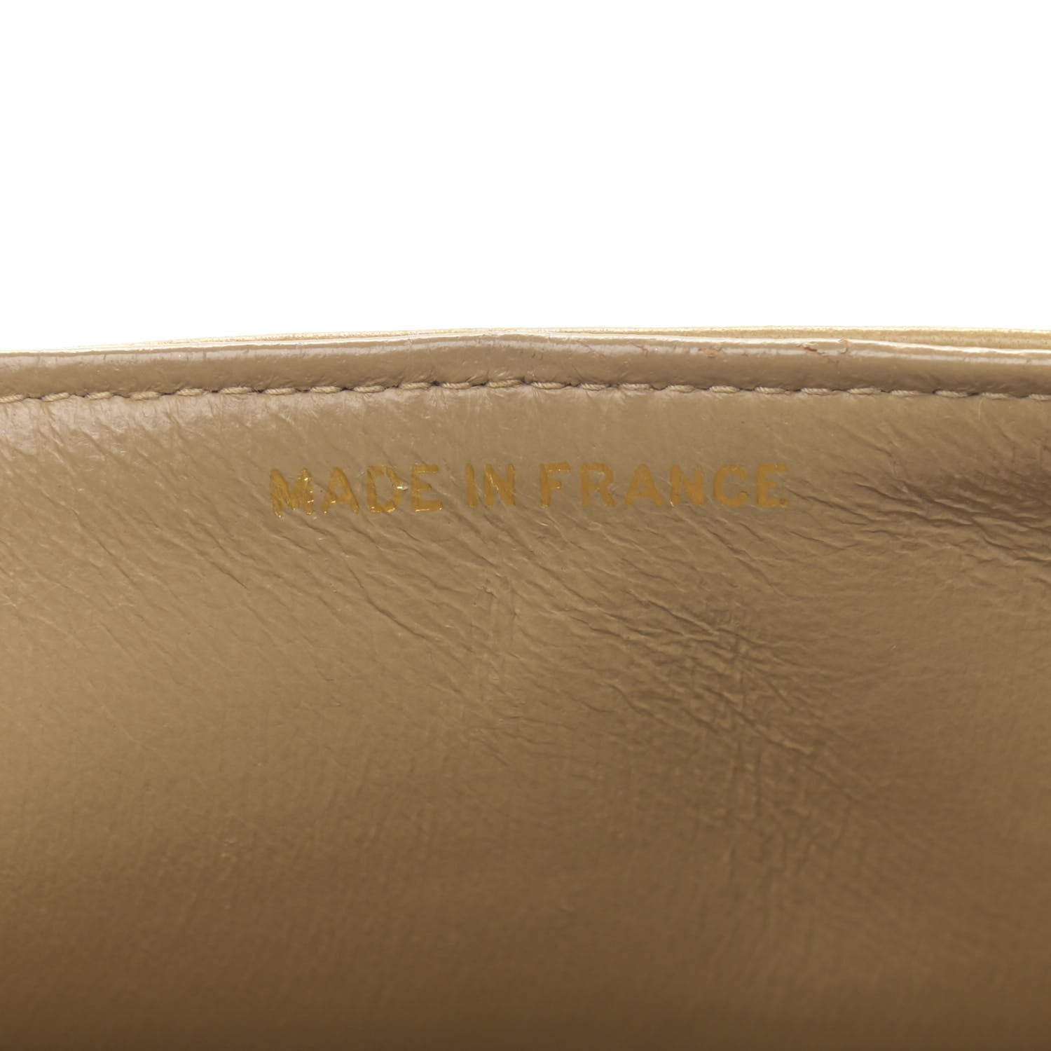 Chanel Lambskin Quilted Medium Double Flap Beige 7 of 14