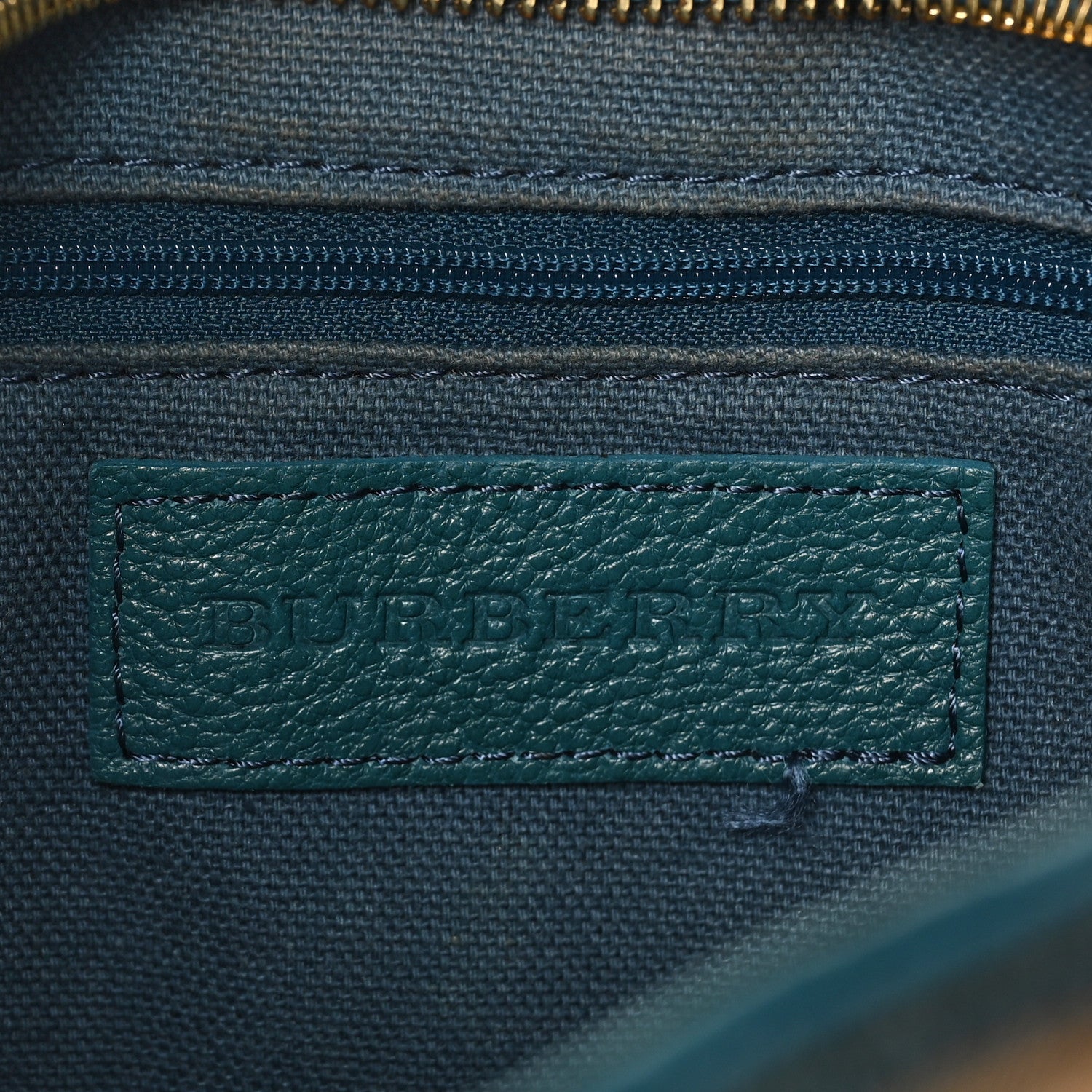 Burberry Haymarket Check Small Hernville Hobo Blue 6 of 9