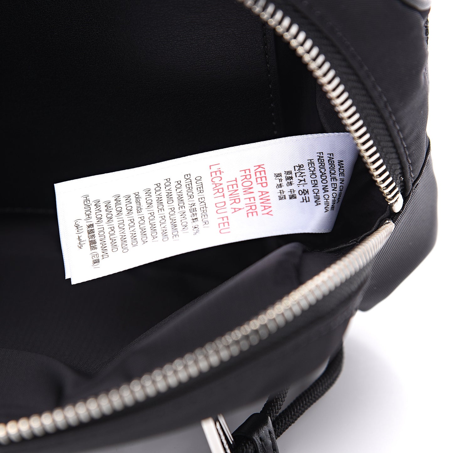 Econyl Logo Print Bum Bag Black