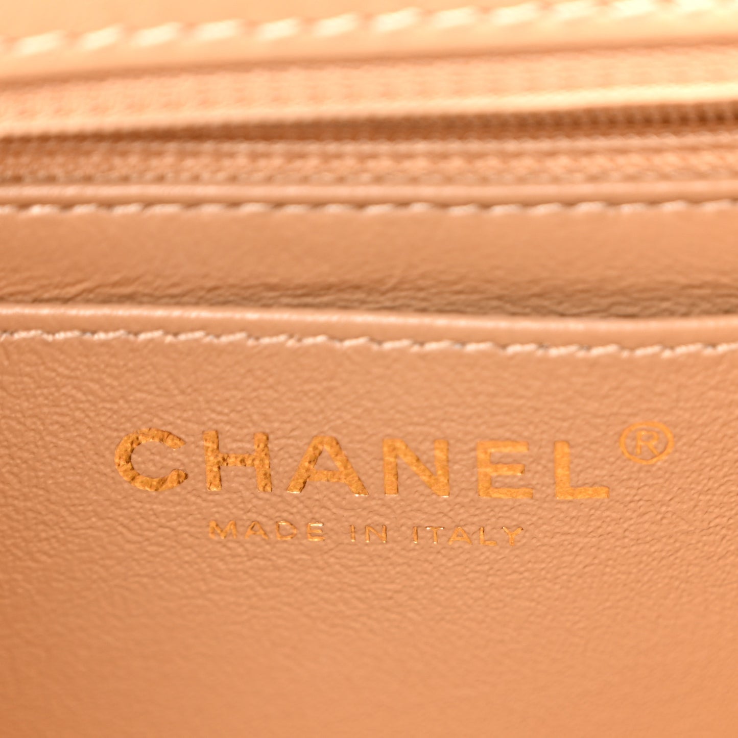 Aged Calfskin Quilted 2.55 Reissue Mini Flap Beige