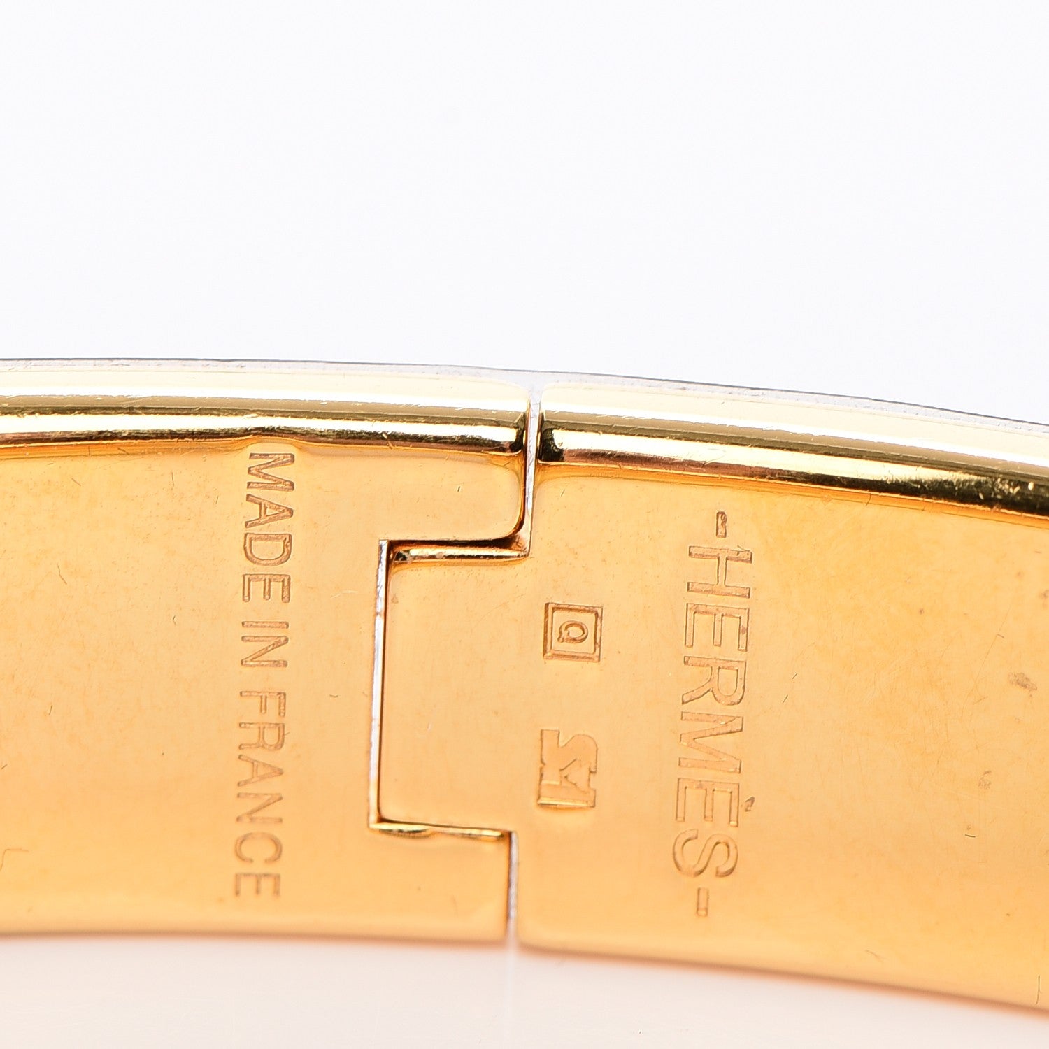 Hermes Enamel Narrow Clic Clac H Bracelet GM Black 4 of 5