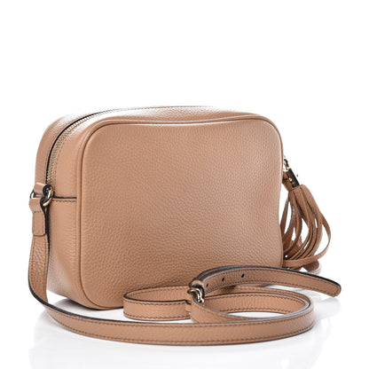 Gucci Pebbled Calfskin Small Soho Disco Bag Camelia 3 of 9