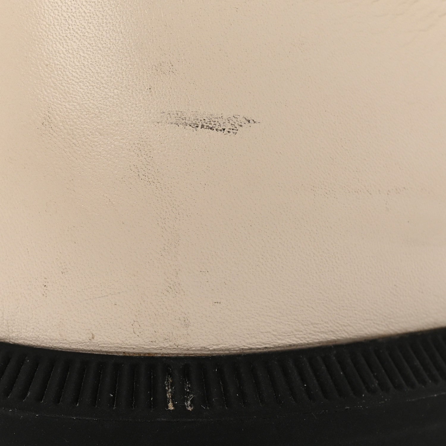 Chanel Calfskin Logo Boots 37 White Black 17 of 21