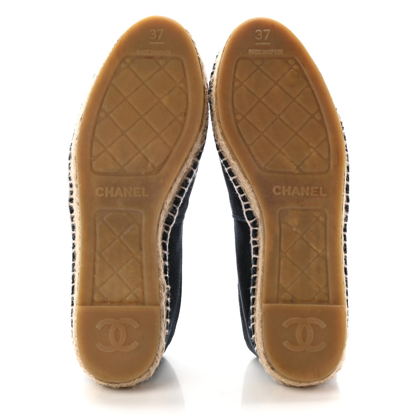 Velvet CC Espadrilles 37 Dark Navy Black