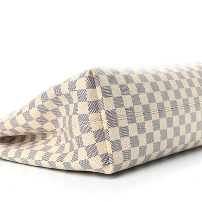 Louis Vuitton Damier Azur Graceful MM Rose Ballerine 8 of 10