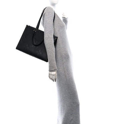 Louis Vuitton Empreinte Monogram Giant Onthego MM Black 2 of 9