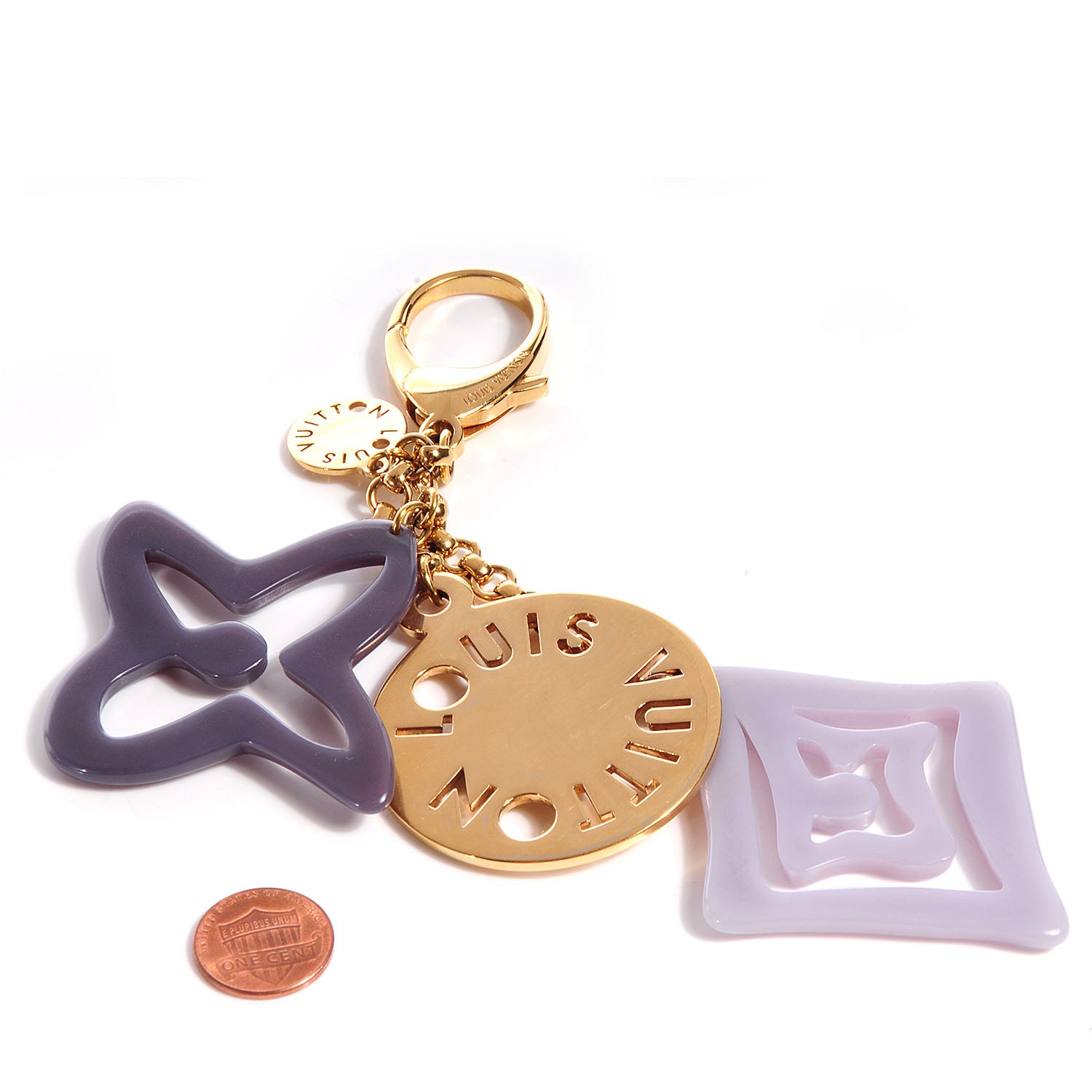 Louis Vuitton Tahitienne Bag Charm Lilac 2 of 5