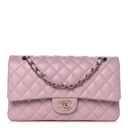 Chanel Caviar Quilted Medium Double Flap Light Pink 1 of 12