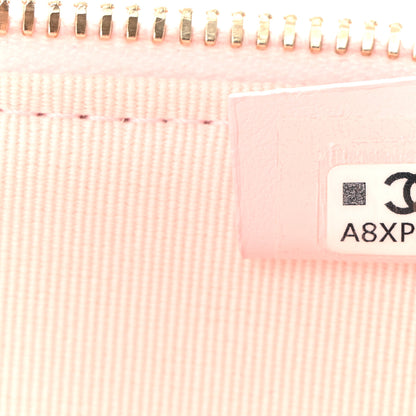 Chanel Caviar Quilted Top Handle Slim Vanity With Chain Light Pink 7 of 11