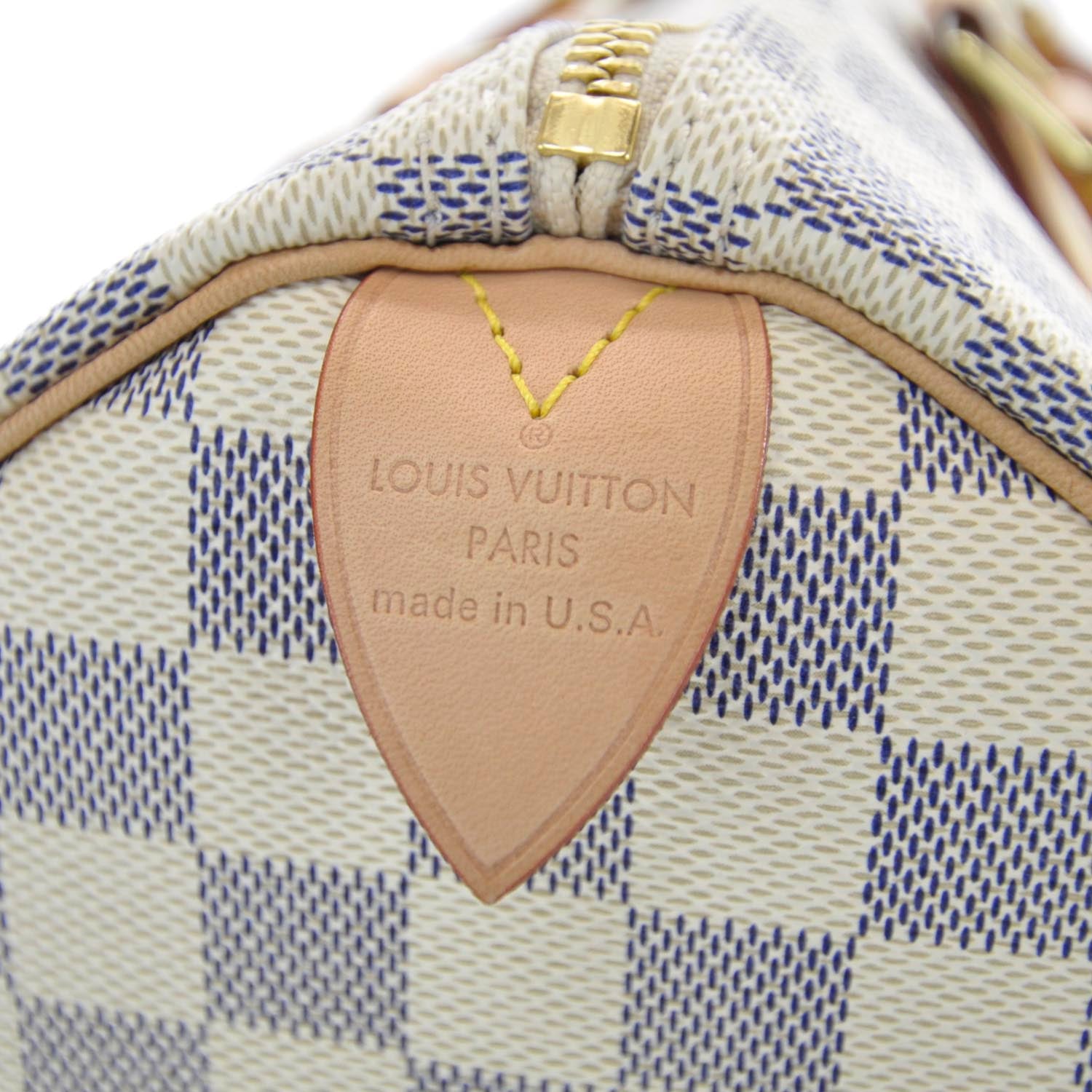 Louis Vuitton Damier Azur Speedy 35 5 of 9