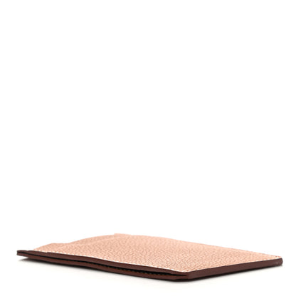 Hermes Barenia Faubourg City 3CC Card Holder Fauve 4 of 8