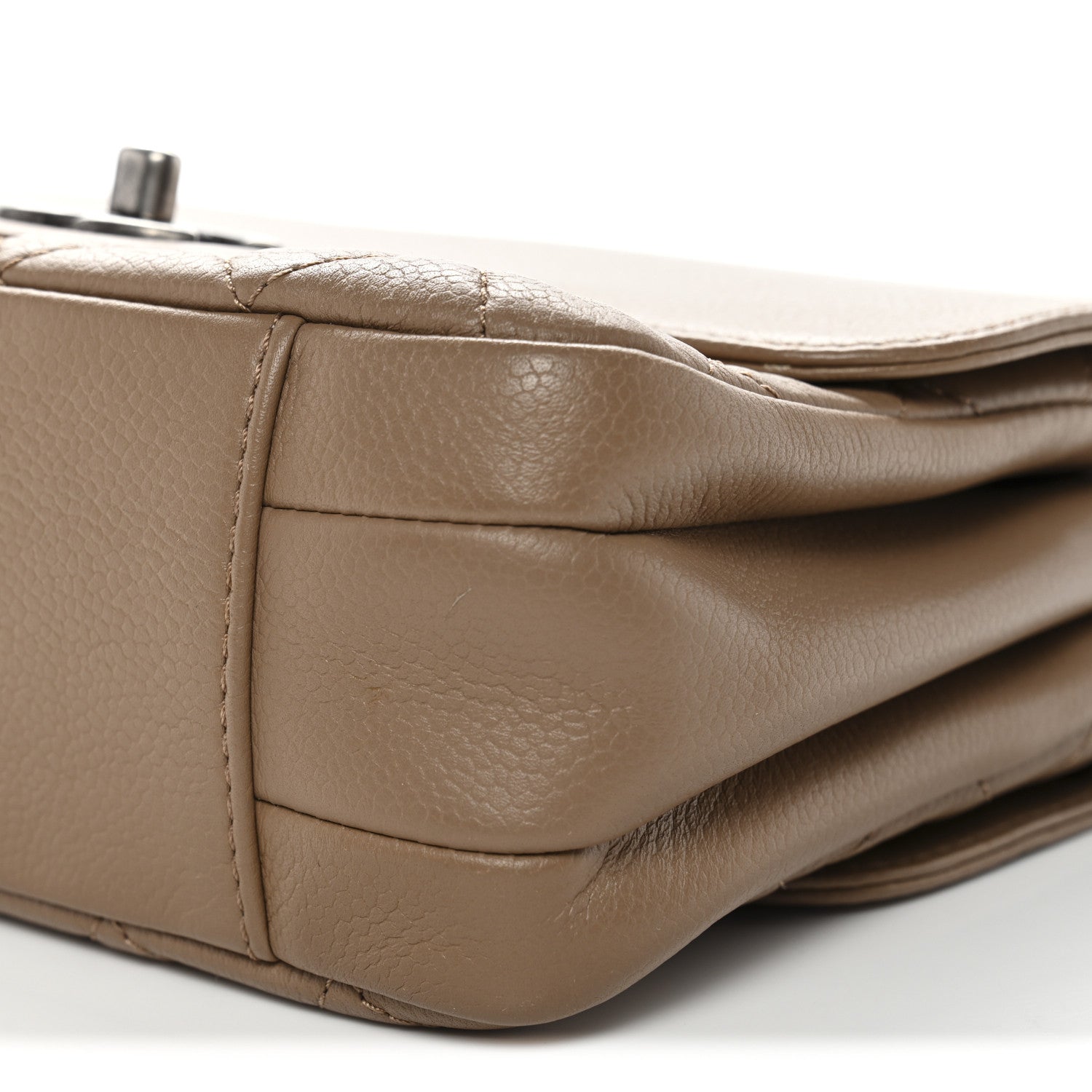 Chanel Caviar Quilted Mini All About Flap Bag Brown 9 of 9