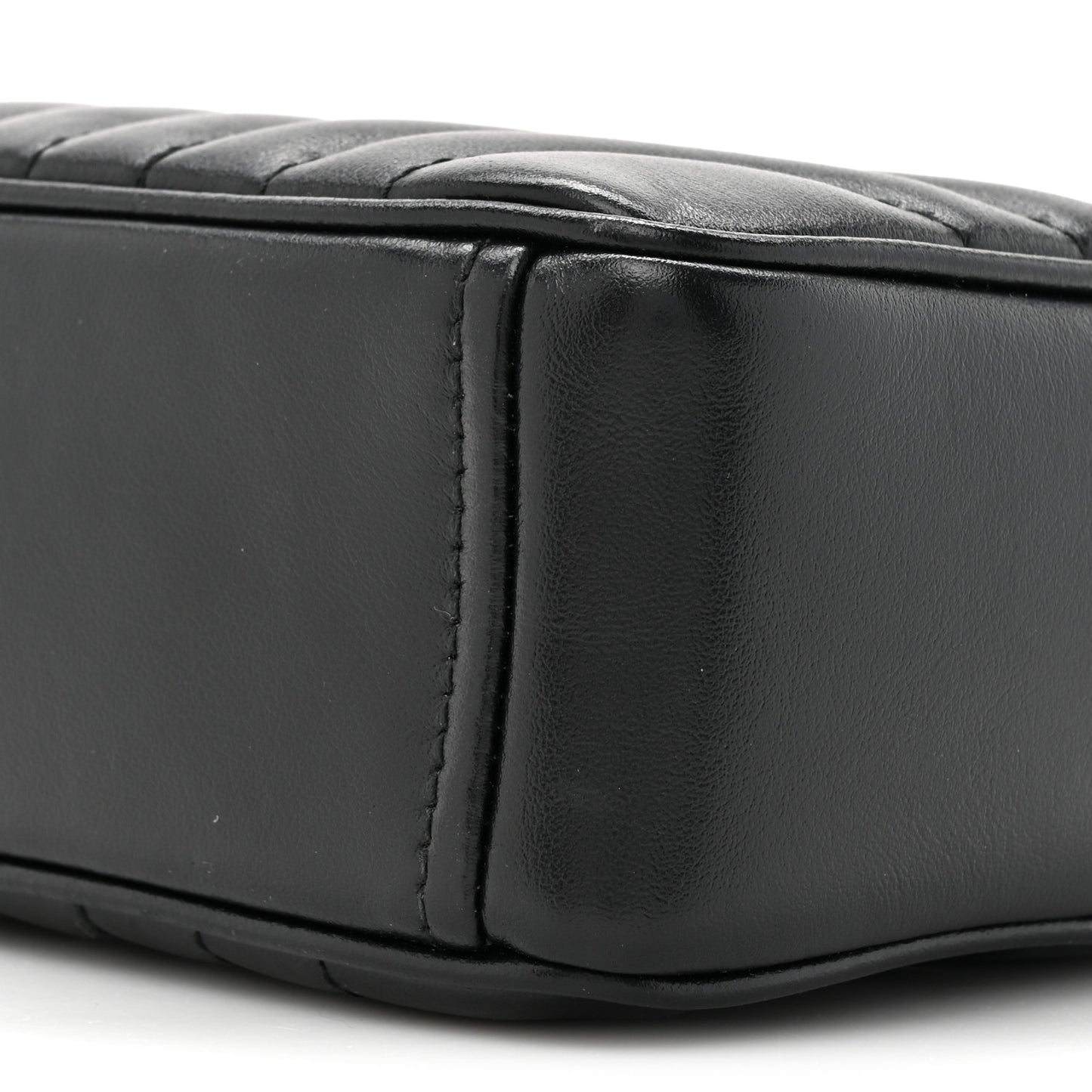 Soft Calfskin Diagramme Camera Bag Black