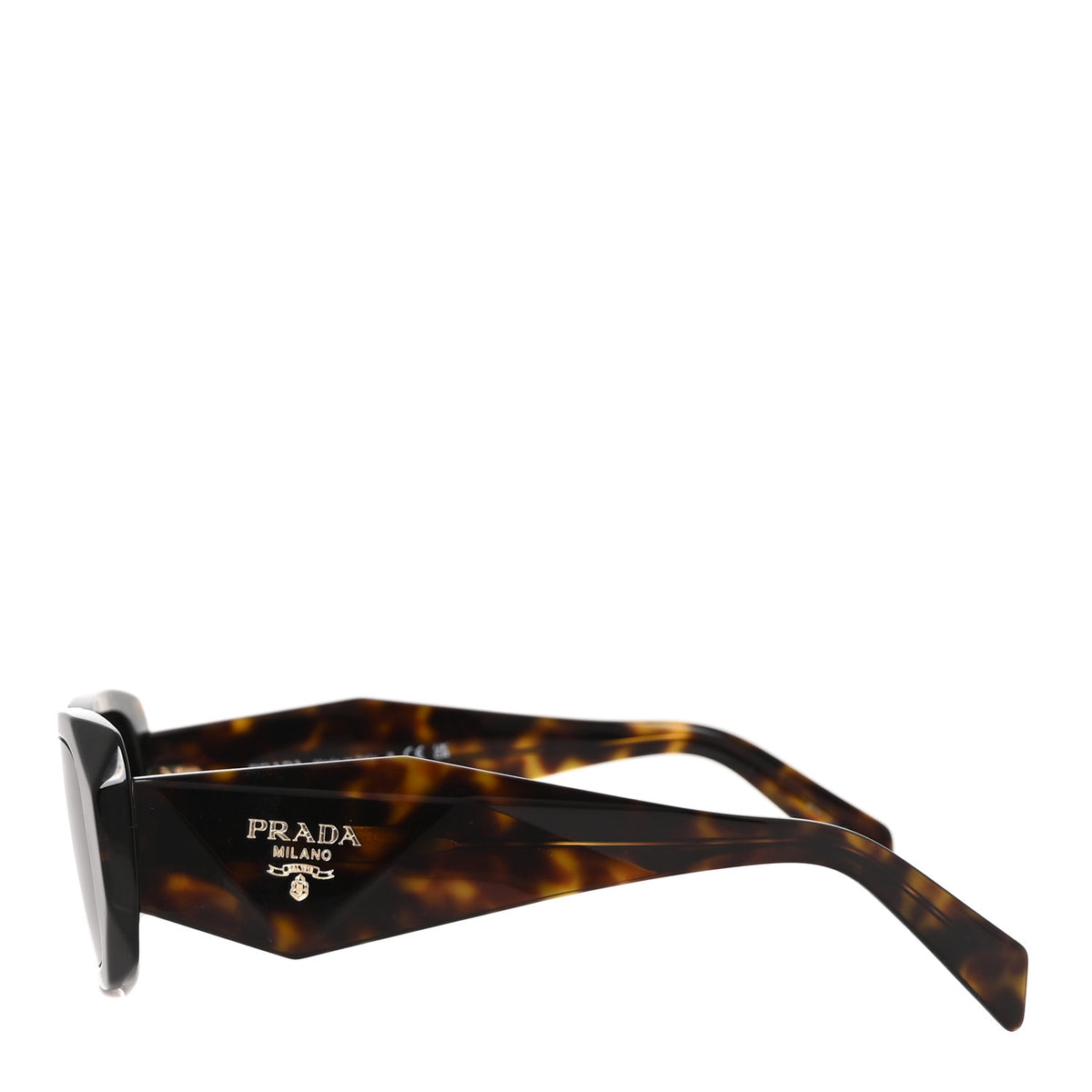 Prada Acetate Symbole Sunglasses SPR 17W Honey Tortoise 3 of 7
