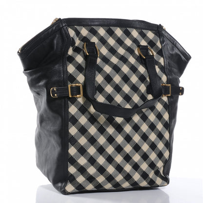 Saint Laurent Leather Vichy Large Downtown Black 3 of 8