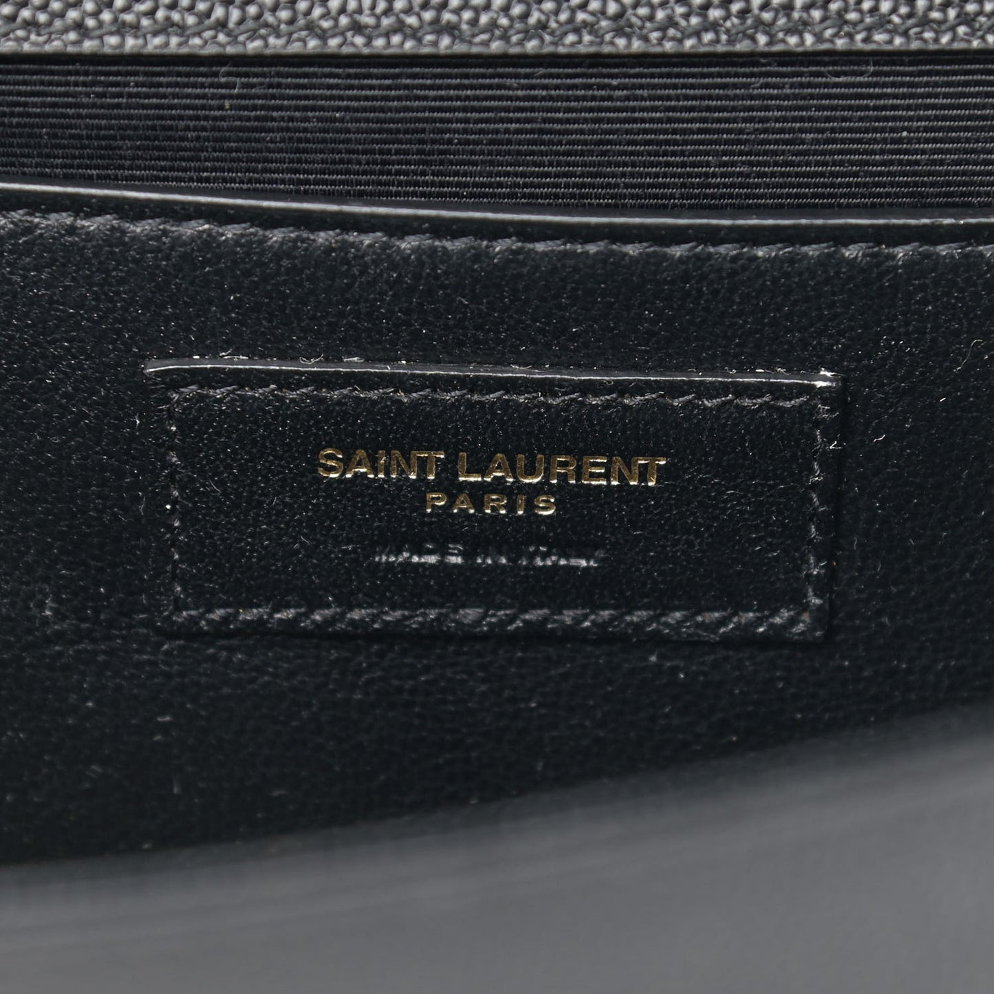Grain De Poudre Medium Classic Monogram Kate Satchel Black