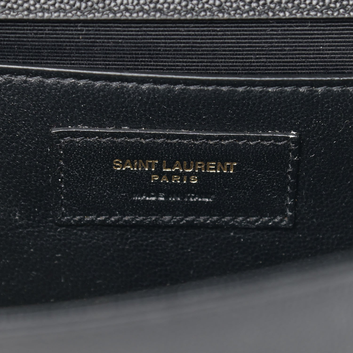 Saint Laurent Grain De Poudre Medium Classic Monogram Kate Satchel Black 5 of 8