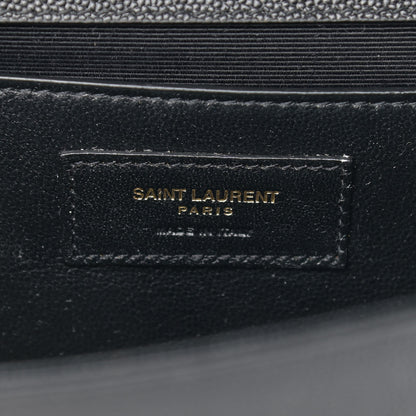 Saint Laurent Grain De Poudre Medium Classic Monogram Kate Satchel Black 5 of 8