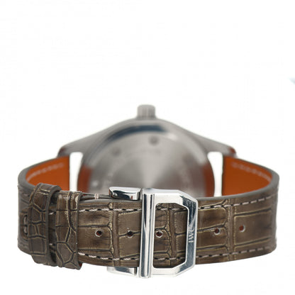 IWC Stainless Steel Alligator 36mm Pilot Automatic Watch Slate IW324001 4 of 4