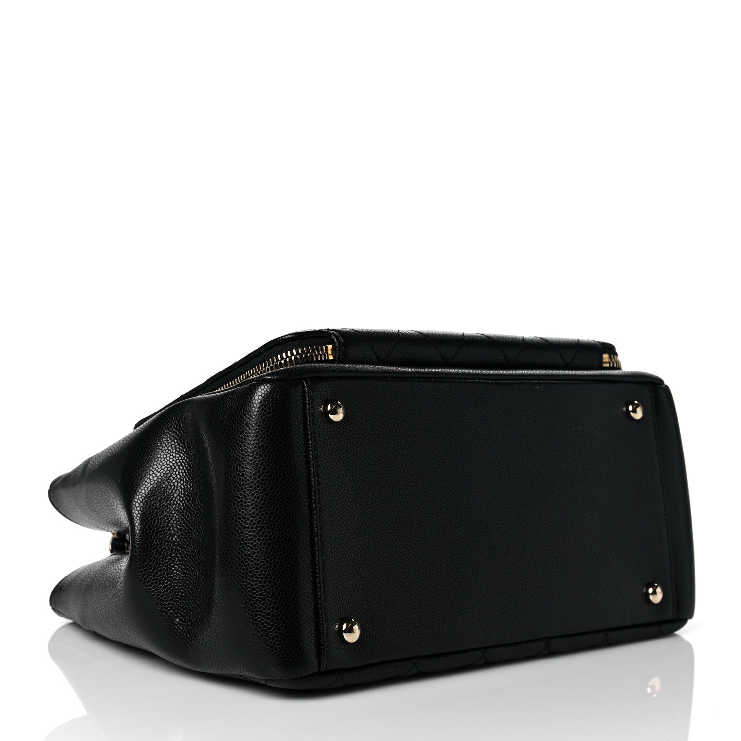 Chanel Caviar Quilted Small Business Affinity Shopping Bag Black 3 of 9