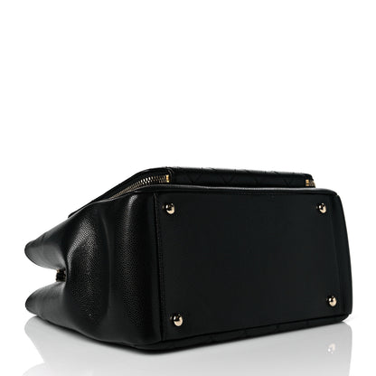 Chanel Caviar Quilted Small Business Affinity Shopping Bag Black 3 of 9