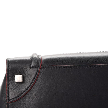 Celine Smooth Calfskin Mini Luggage Black Pink Trim 24 of 27