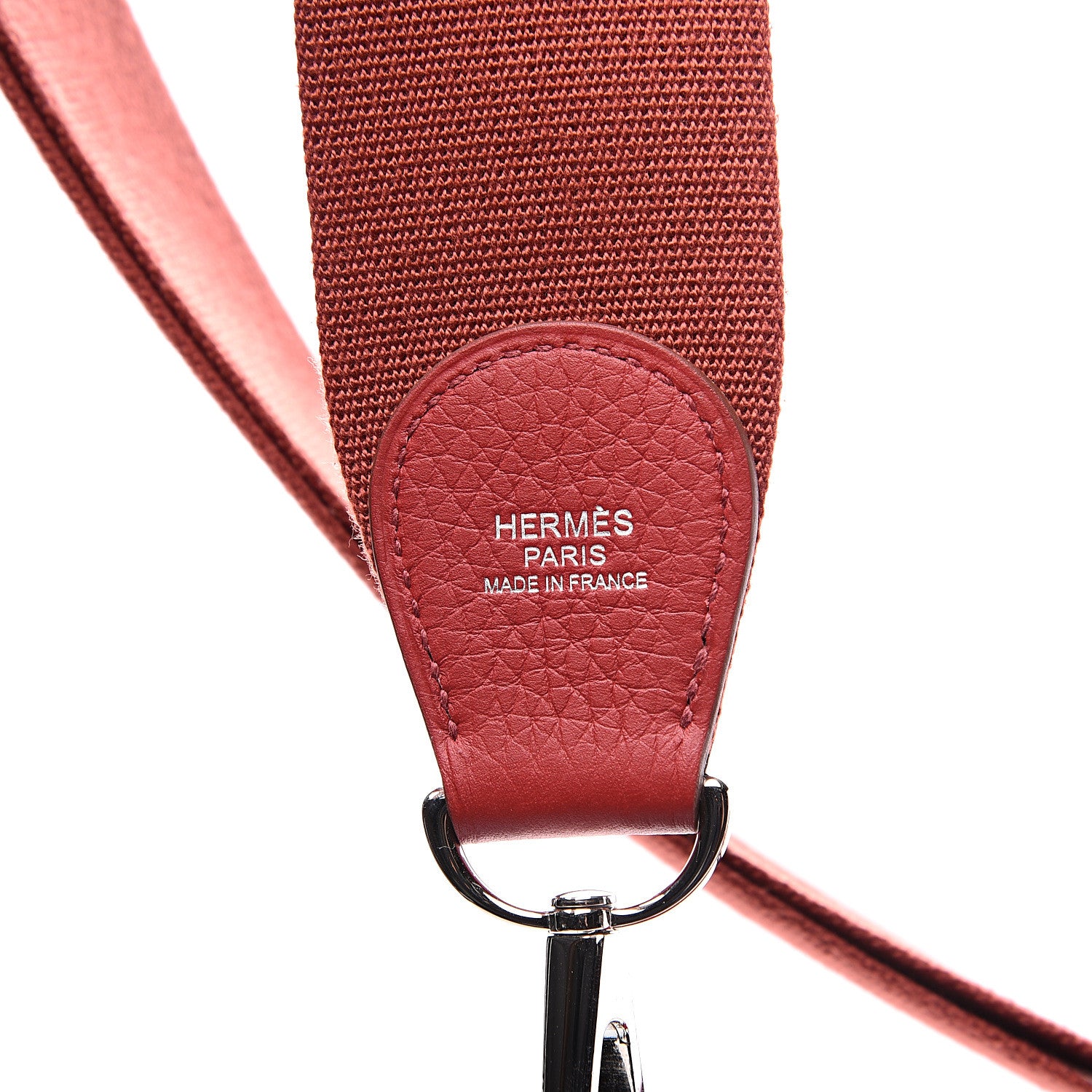 Hermes Taurillon Clemence Evelyne III GM Rouge Garance 8 of 12