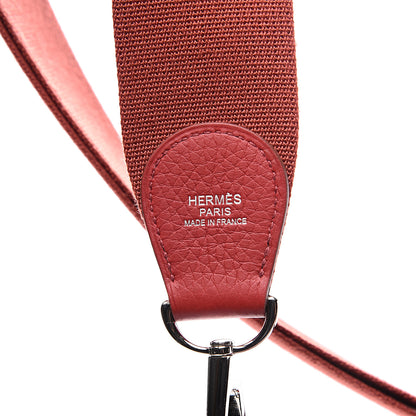 Hermes Taurillon Clemence Evelyne III GM Rouge Garance 8 of 13